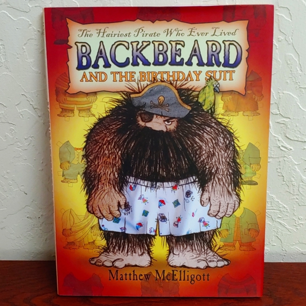 3/$20🌟 Blackbeard and the Birthday Suit Hardcover Children's Book